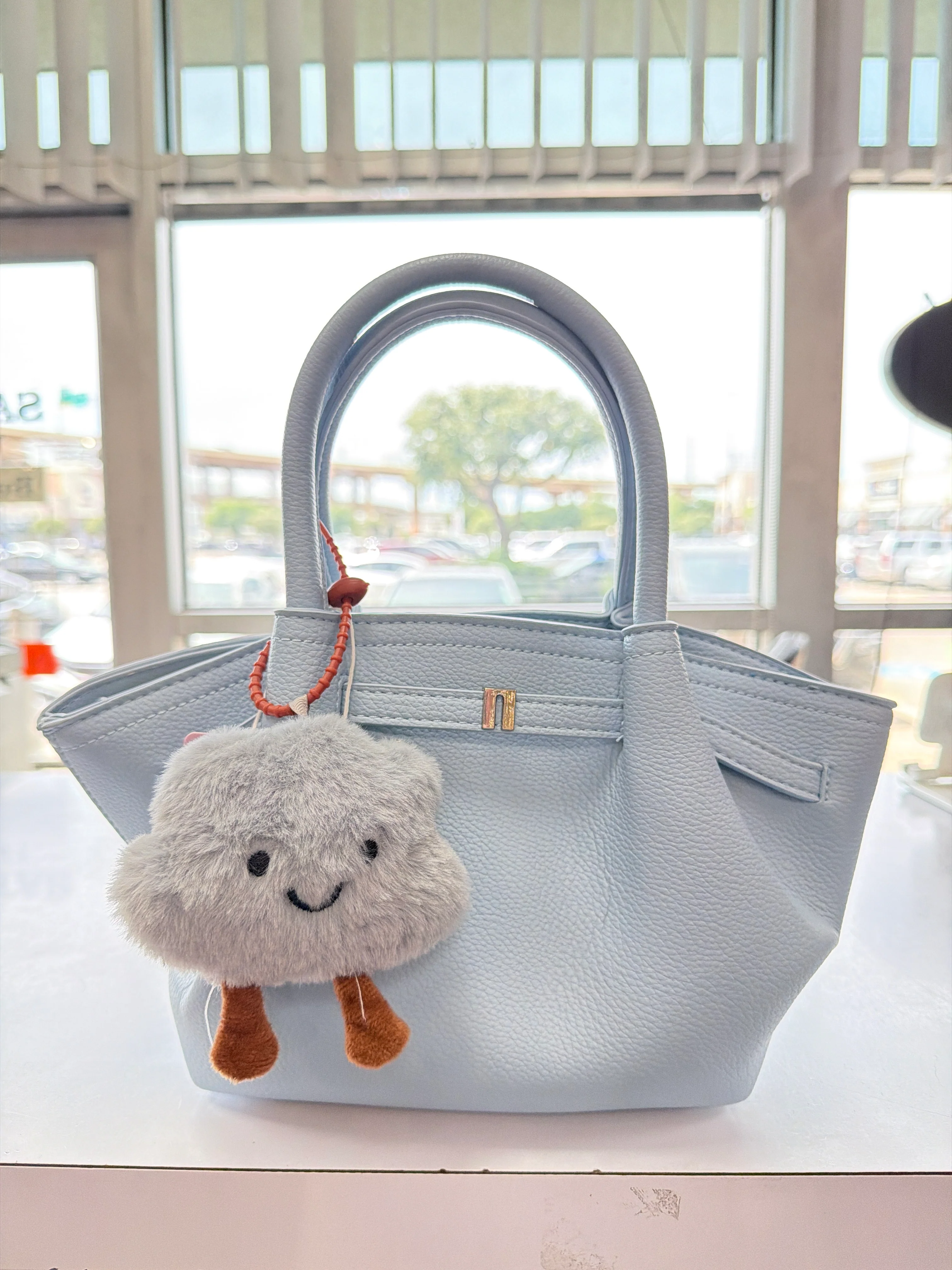 The Happy Cloud Mini Tote (Blue)