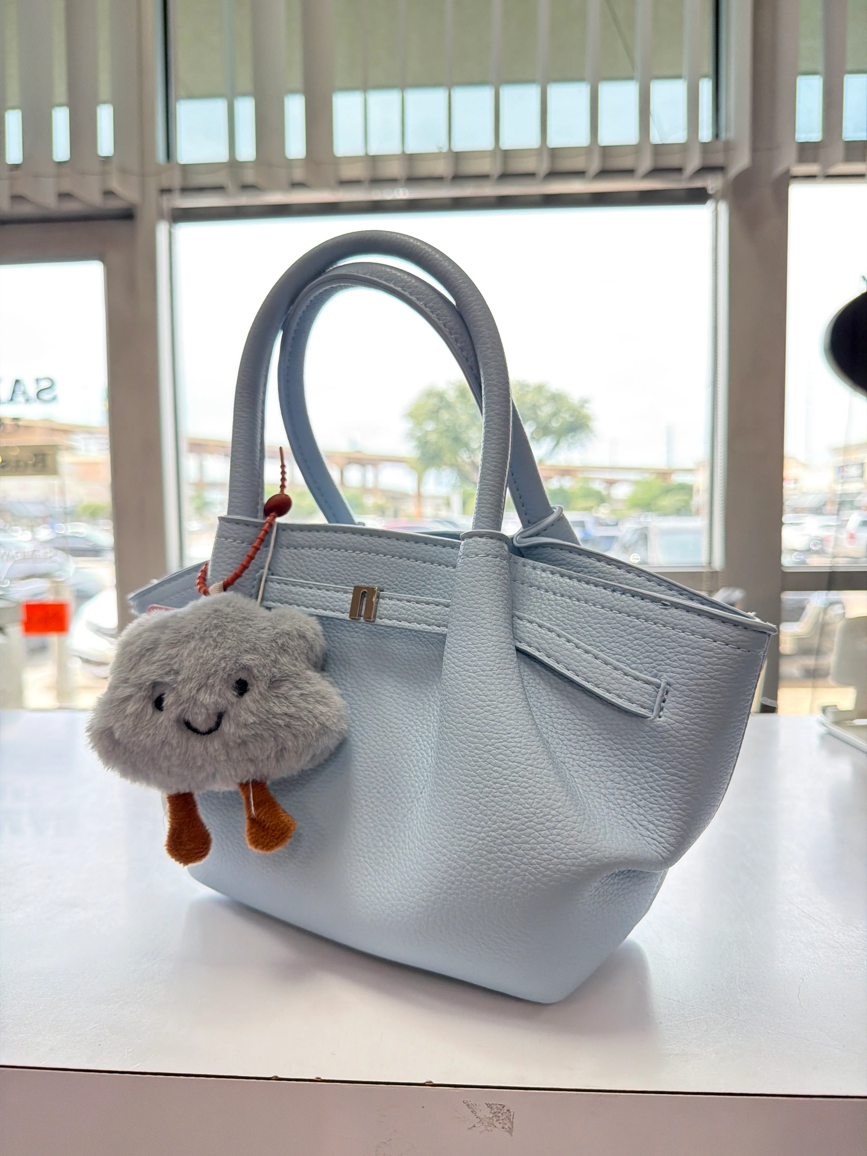 The Happy Cloud Mini Tote (Blue) - Image 2