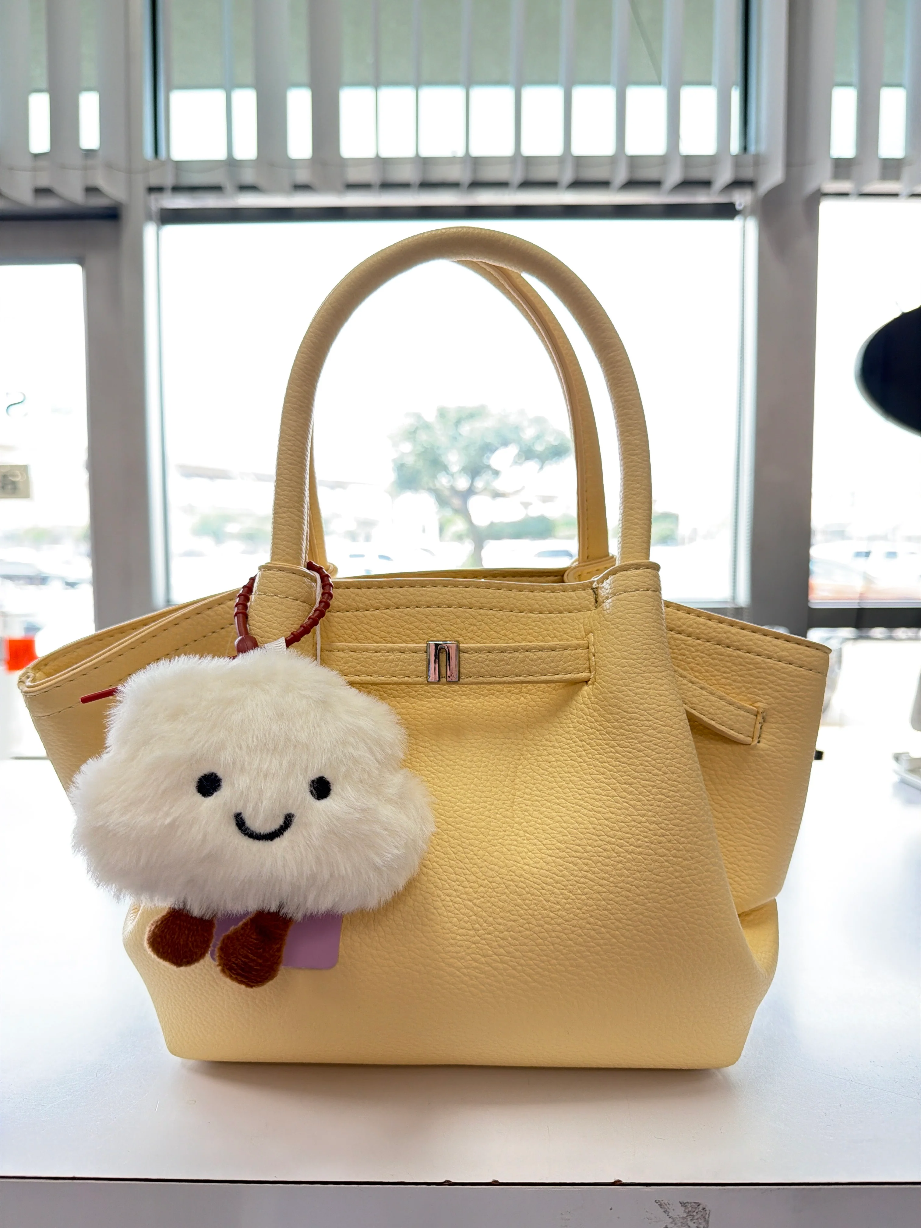 The Happy Cloud Mini Tote (Yellow)